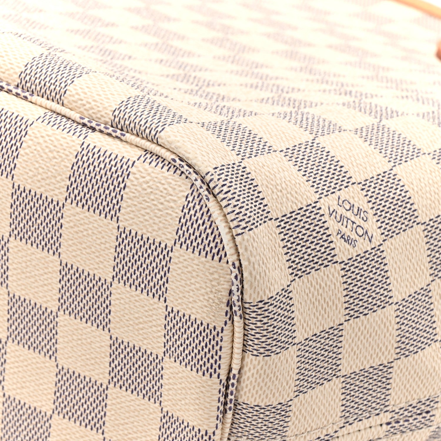 Louis Vuitton Damier Azur Neo Neverfull MM Rose Ballerine 10 of 14