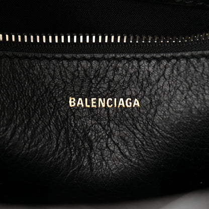 Balenciaga Agneau Arena Logo Multicolor Print XS Bazar Shopper Tote Black White 6 of 9