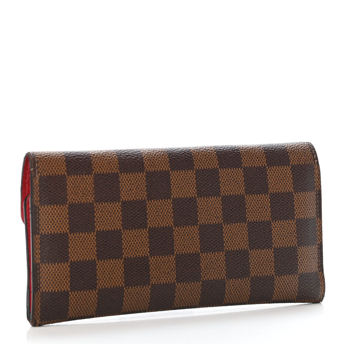 Damier Ebene Josephine Wallet Red