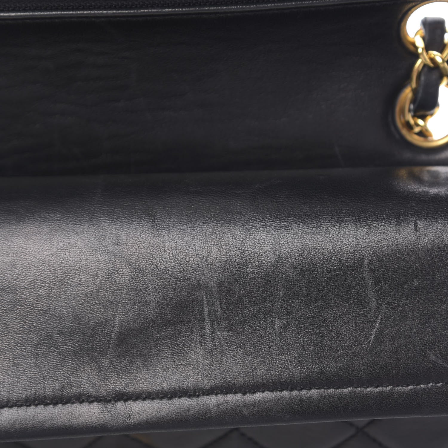 Chanel Lambskin Quilted Small Double Flap Black 12 of 13