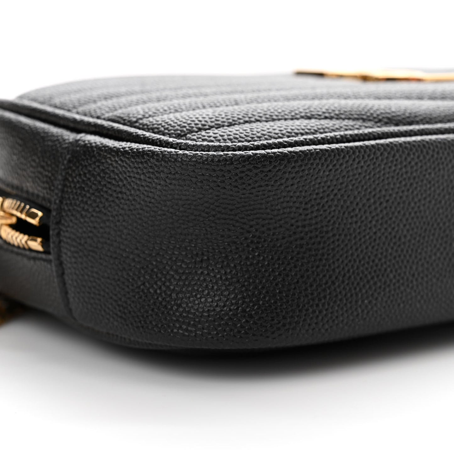 Grain De Poudre Matelasse Monogram Mini Lou Camera Bag Black