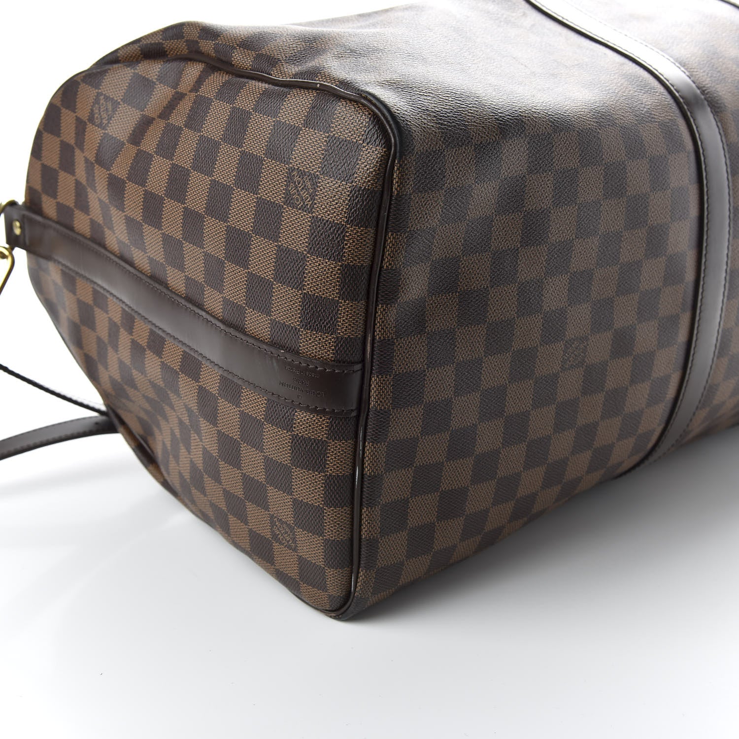 Louis Vuitton Damier Ebene Keepall Bandouliere 55 7 of 8