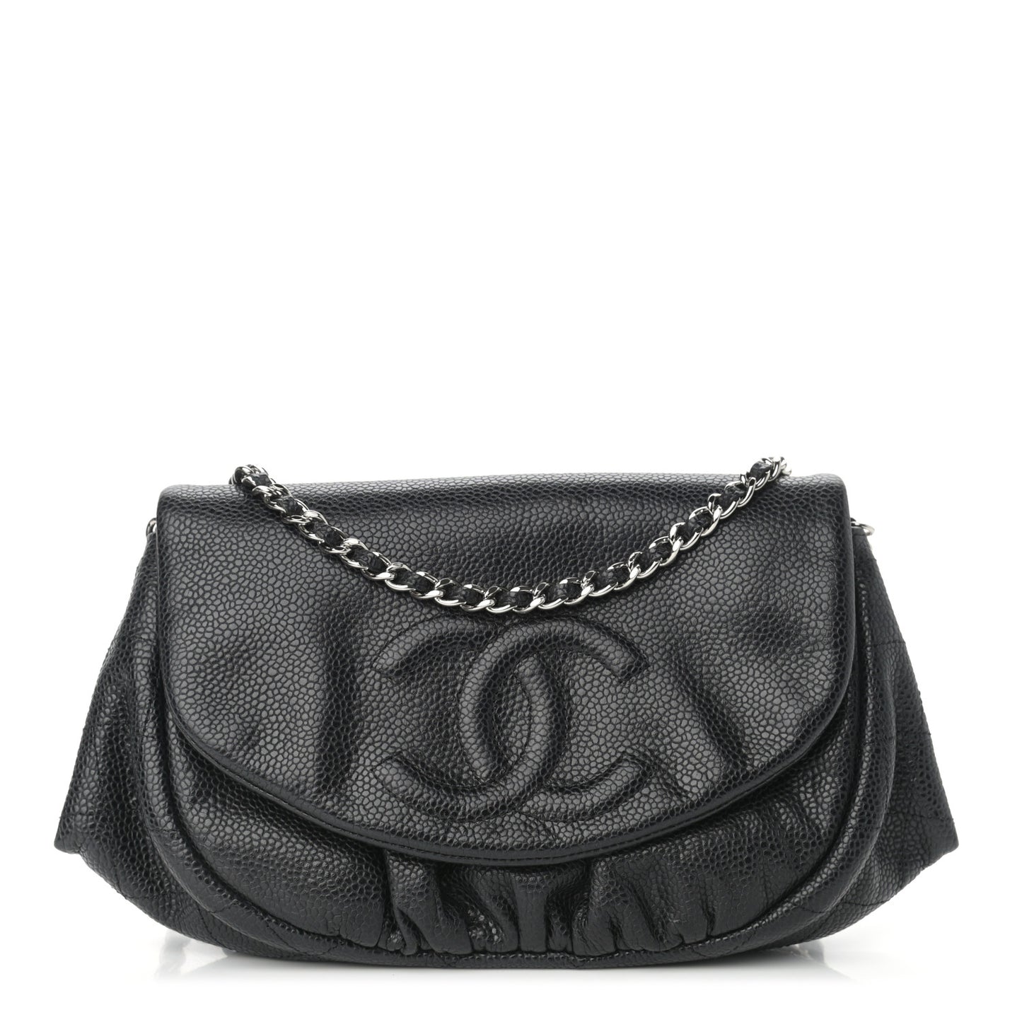 Caviar Half Moon Wallet On Chain WOC Black