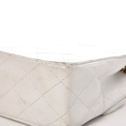 Chanel Lambskin Quilted Small Single Flap White 16 of 17