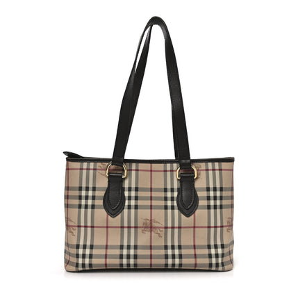 Burberry Haymarket Check Medium Regent Tote Chocolate 1 of 10
