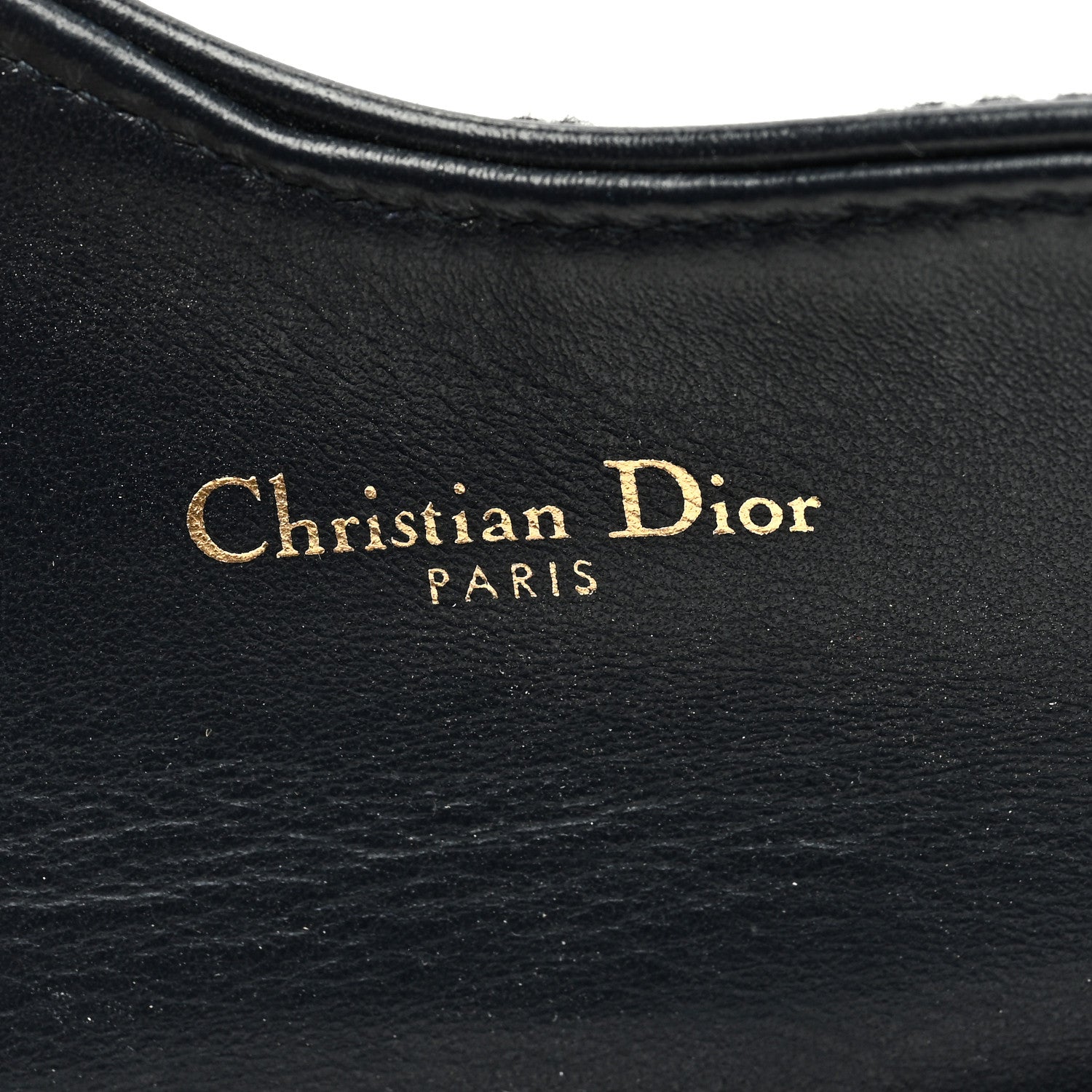 Christian Dior Oblique Saddle Card Holder Blue 6 of 6