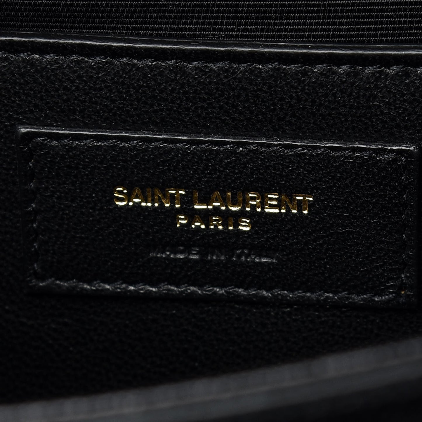 Grain De Poudre Medium Classic Monogram Kate Satchel Black