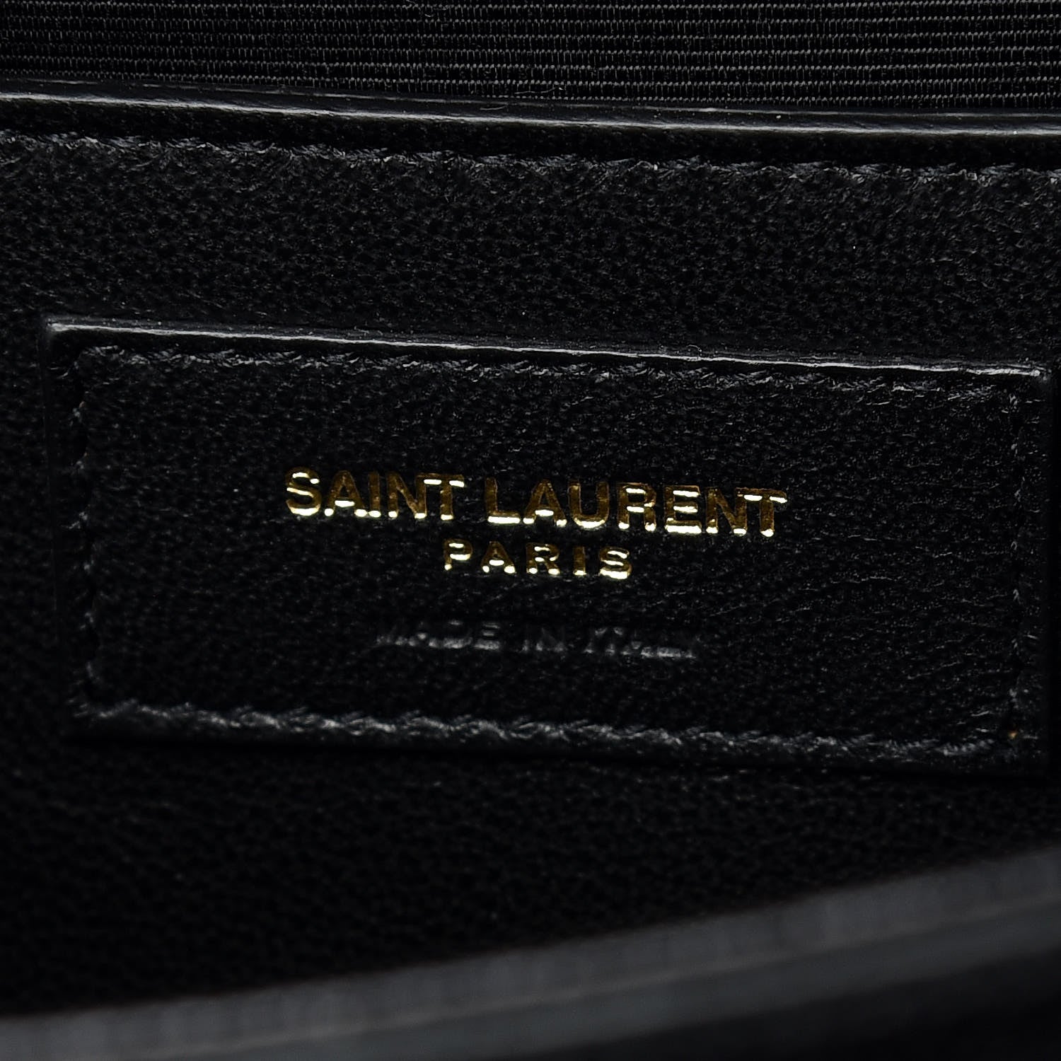 Saint Laurent Grain De Poudre Medium Classic Monogram Kate Satchel Black 8 of 9