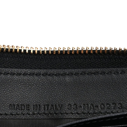 Christian Dior Lambskin Cannage Lady Dior Voyageur Wallet Black 7 of 11