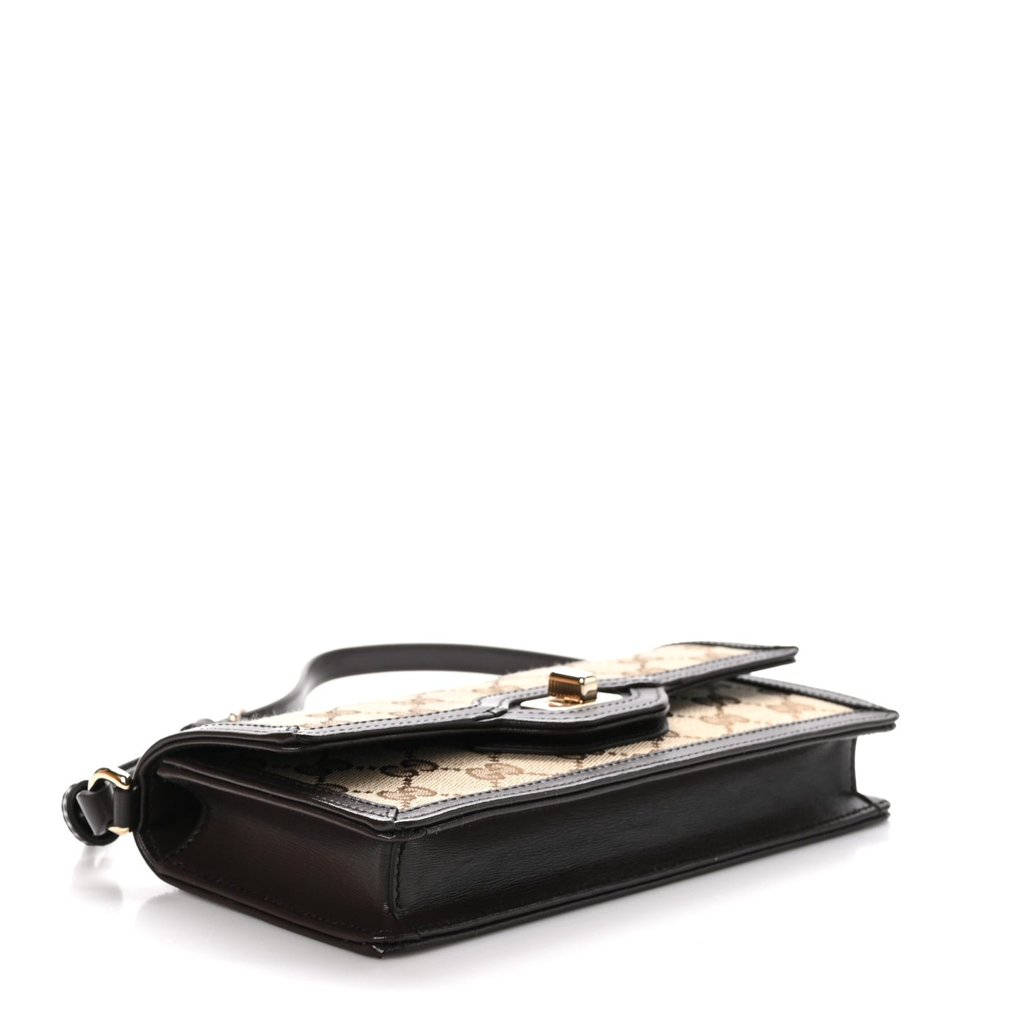 GG Monogram Mini Luce Shoulder Bag Beige Ebony