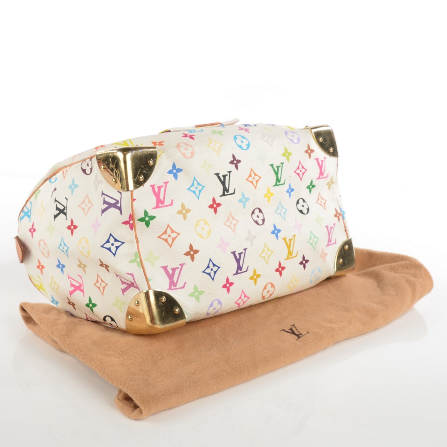 Monogram Multicolor Speedy 30 White