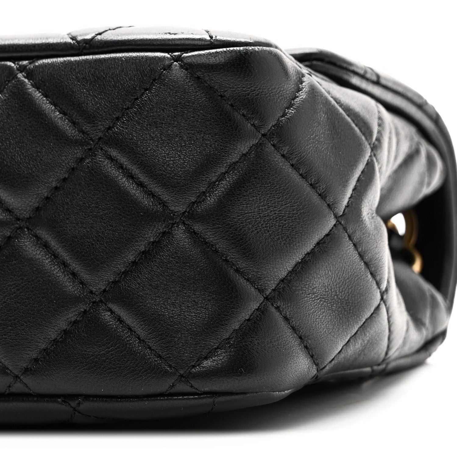 Chanel Lambskin Quilted Mini Pearl Crush Flap Black 10 of 11