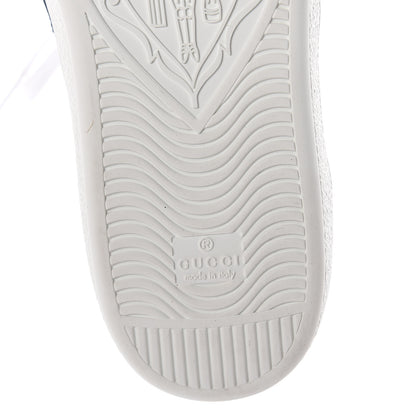 Gucci Calfskin Ayers Web UFO Dragon Embroidered Mens Ace Sneakers 11 White 6 of 7