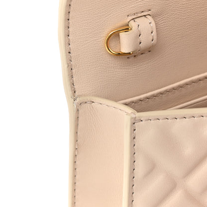 Fendi Nappa Matisse FF Embossed Wallet On Chain Baguette Camelia 16 of 17