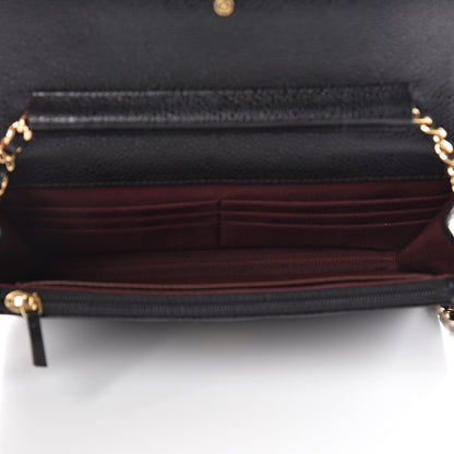 Chanel Caviar Quilted Wallet On Chain WOC Black 5 of 9