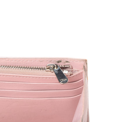 Christian Dior Patent Cannage Lady Dior Rendezvous Wallet On Chain Pink 13 of 20