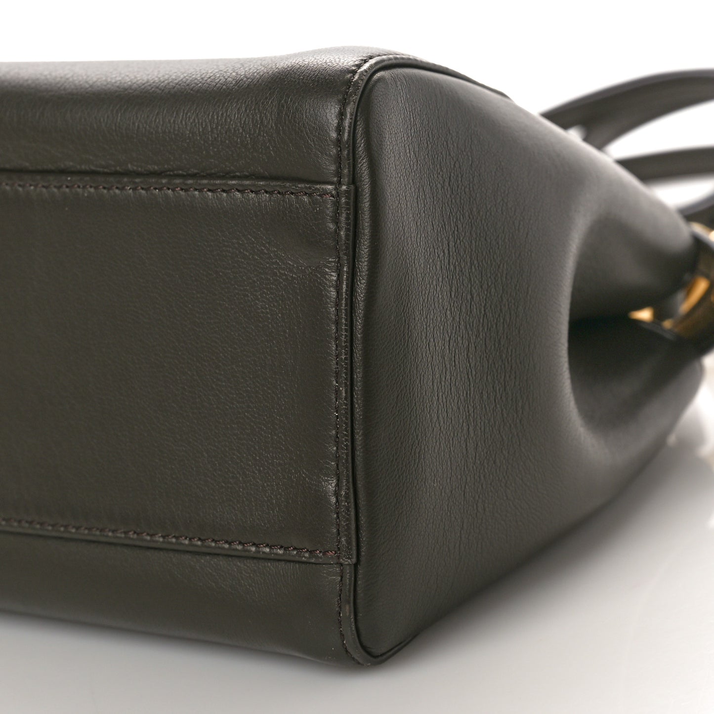 Nappa Mini Peekaboo Iconic Satchel Coal