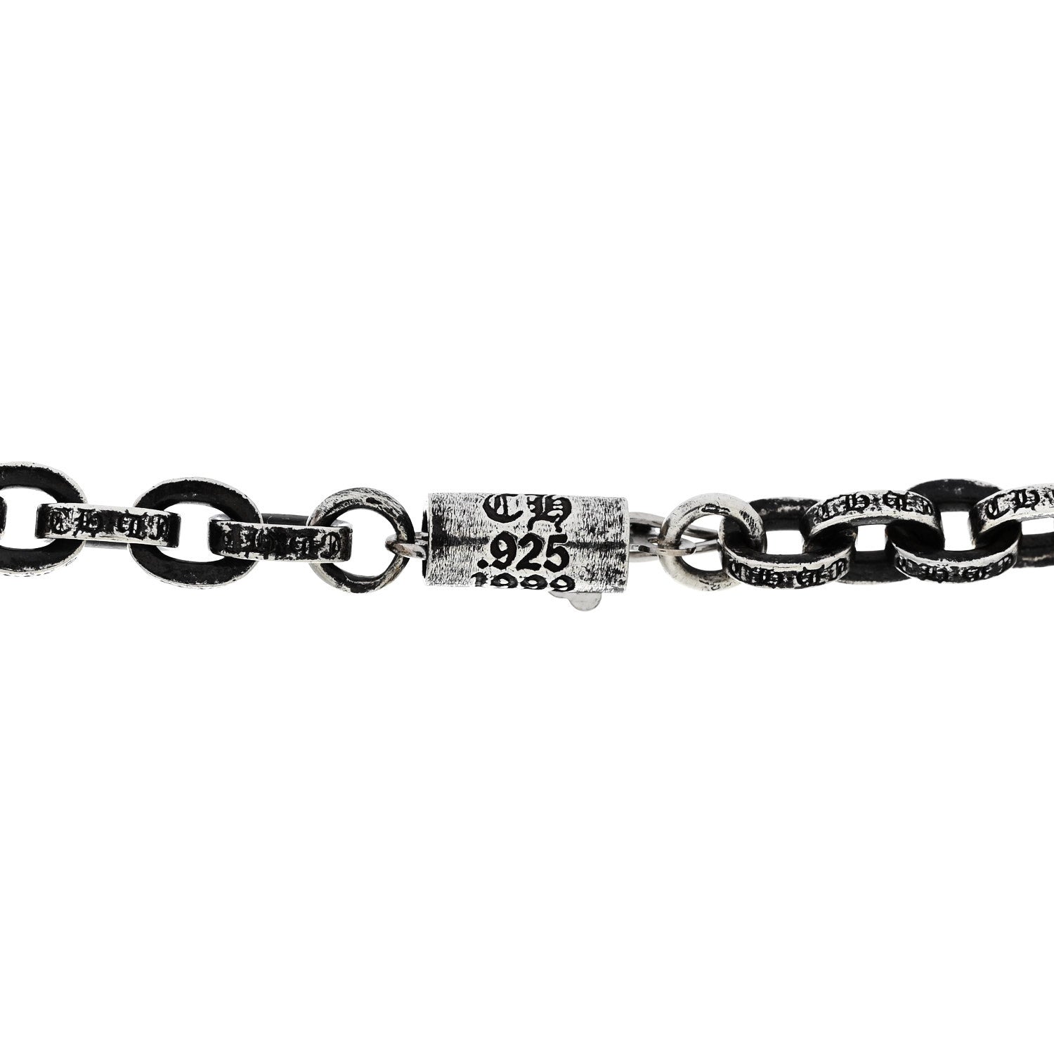 Chrome Hearts Sterling Silver Paper Chain Necklace 4 of 5