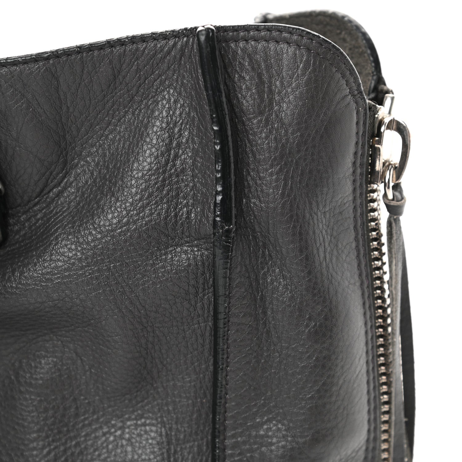 Balenciaga Veau Papier A5 Zip Around Tote Gris Fossile 13 of 19
