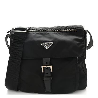 Prada Nylon Vela Messenger Black 1 of 8