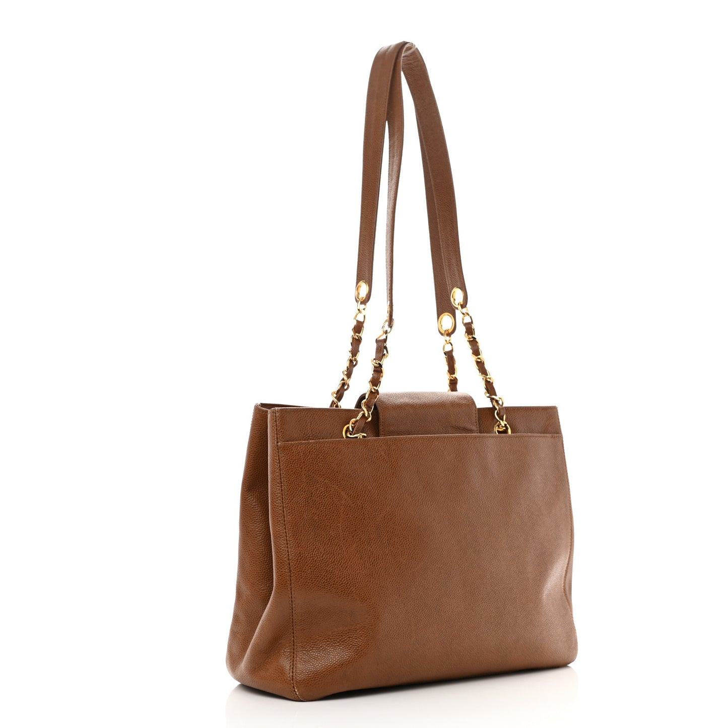 Caviar Shoulder Bag Brown