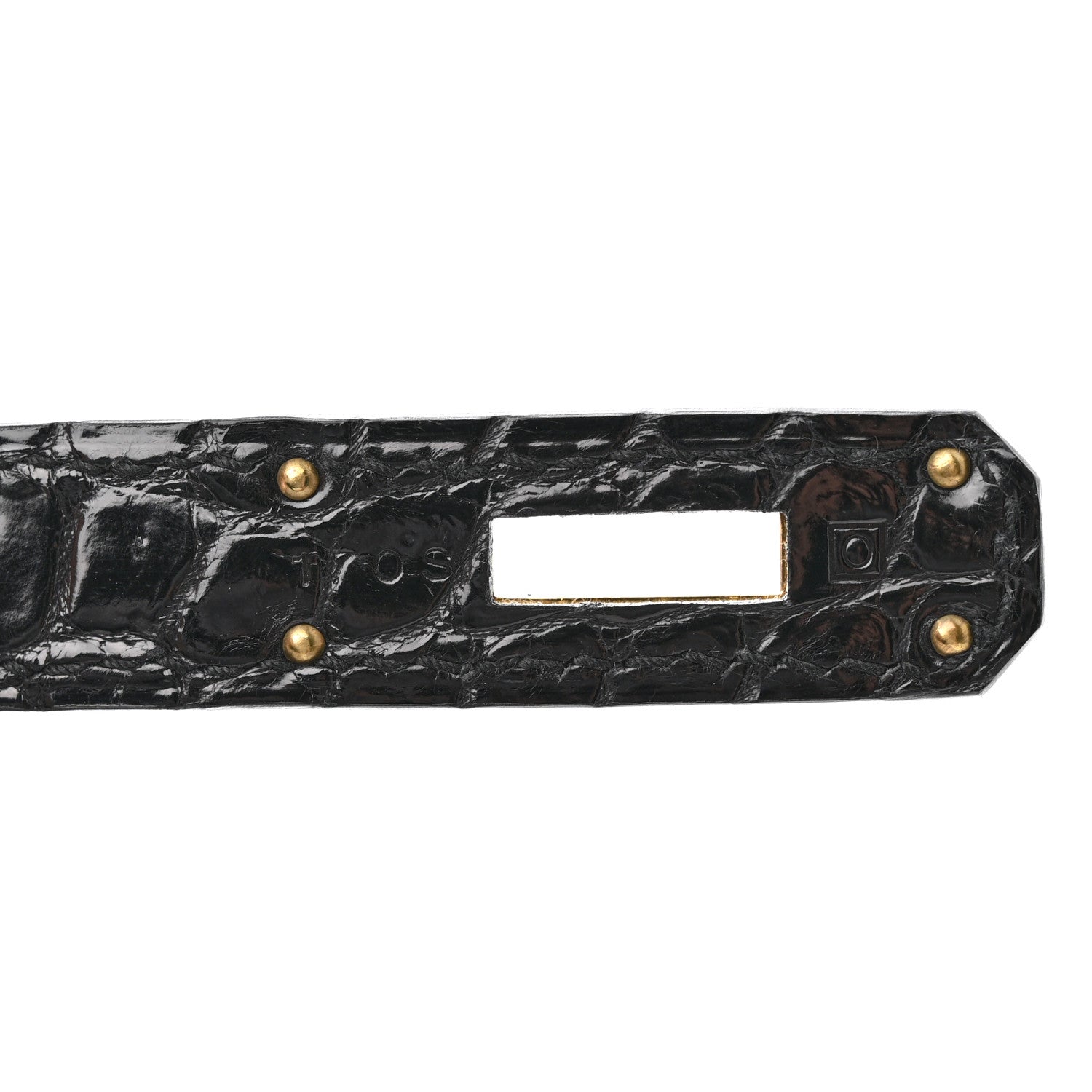 Hermes Shiny Porosus Crocodile Birkin 35 Black 7 of 11