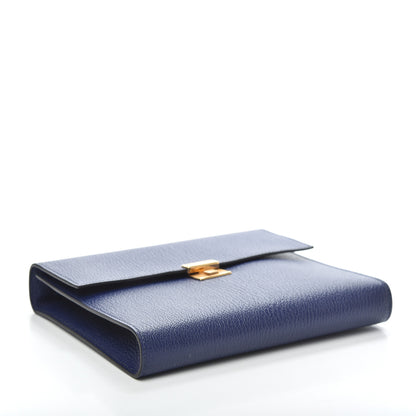 Hermes Chevre Mysore Clic 16 Wallet Blue Encre 3 of 6