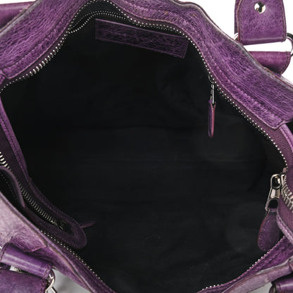 Balenciaga Agneau Giant 21 Silver Hardware City Raisin 5 of 10