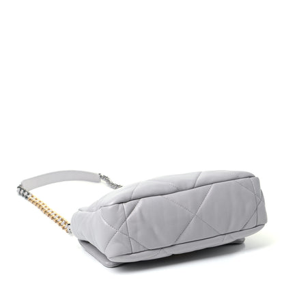 Chanel Lambskin Quilted Medium Chanel 19 Flap Grey 3 of 5