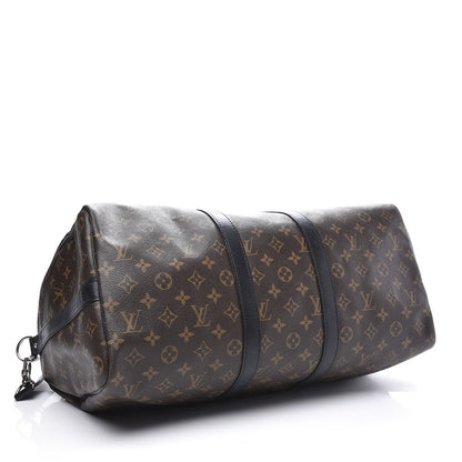 Louis Vuitton Monogram Macassar Keepall Bandouliere 45 3 of 11