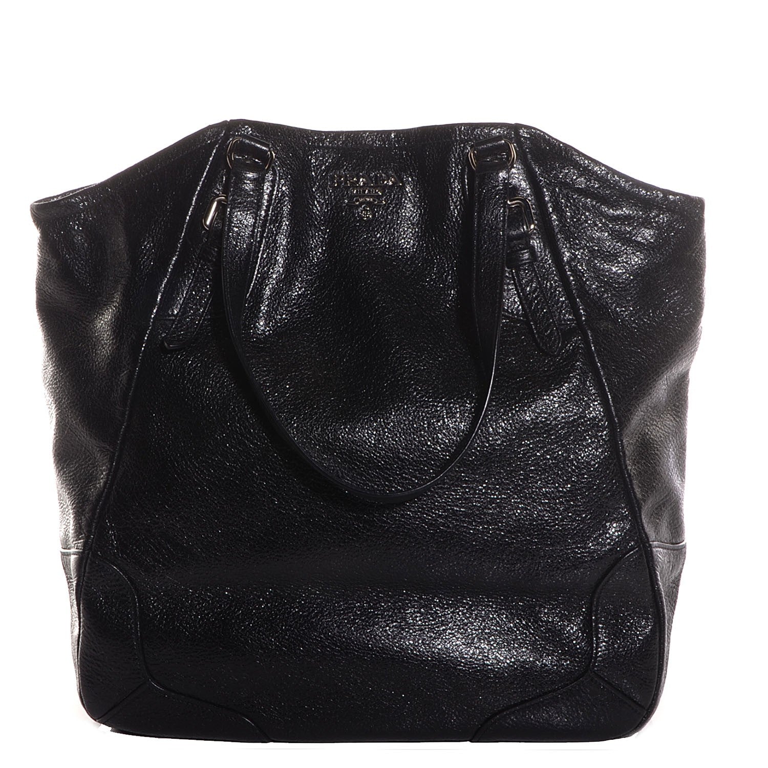 Prada Cervo Lux Tote Nero Black 1 of 10