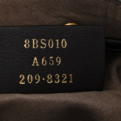 Fendi Vitello Liberty F is Fendi Bi-Color FF 1974 Embossed Mini Mon Tresor Bucket Bag Maya Black 7 of 10