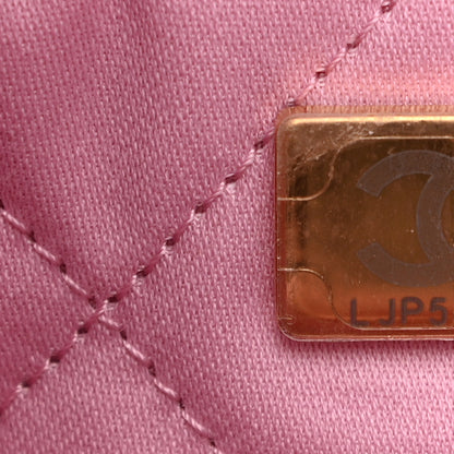 Chanel Shiny Calfskin Quilted Small Chanel 22 Pink 7 of 11