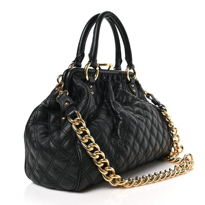 Marc Jacobs Calfskin Quilted Stam Black 2 of 7