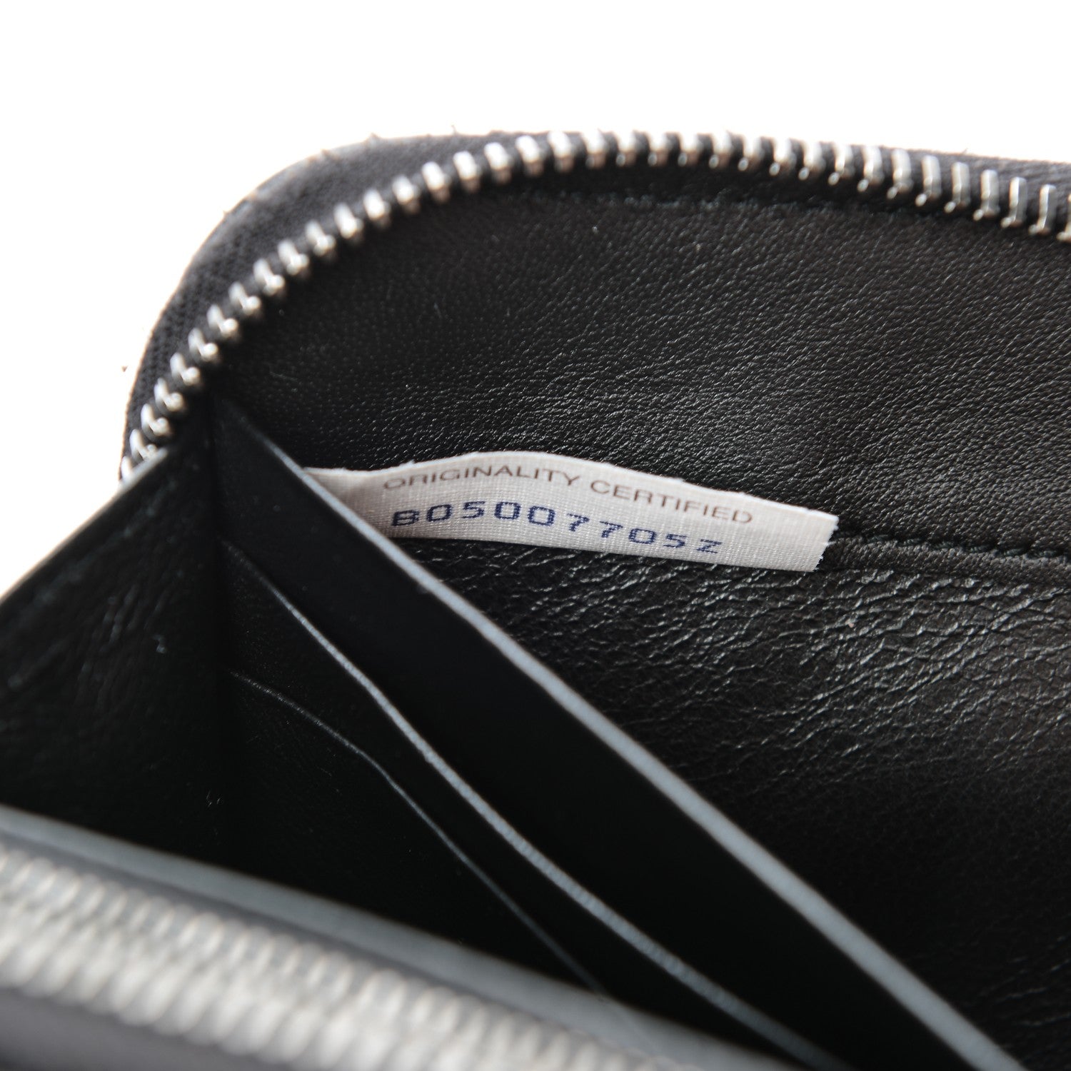 Bottega Veneta Nappa Ricamo Placcato Zip Around Wallet Nero Black 8 of 8