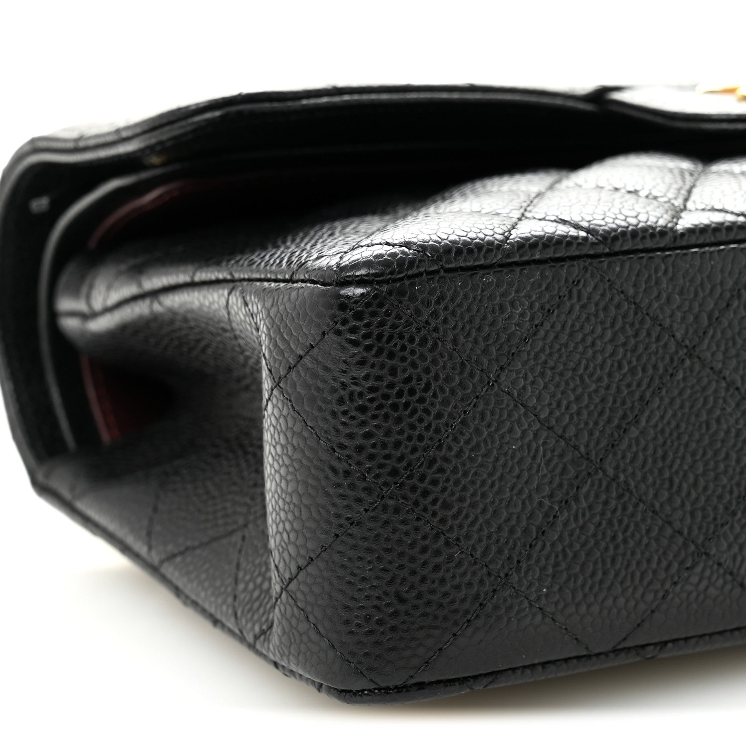 Chanel Caviar Quilted Small Double Flap Black 9 of 10