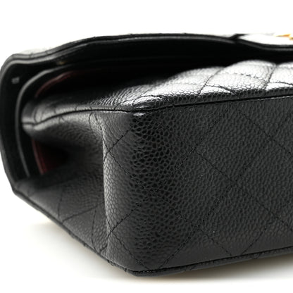 Chanel Caviar Quilted Small Double Flap Black 9 of 10