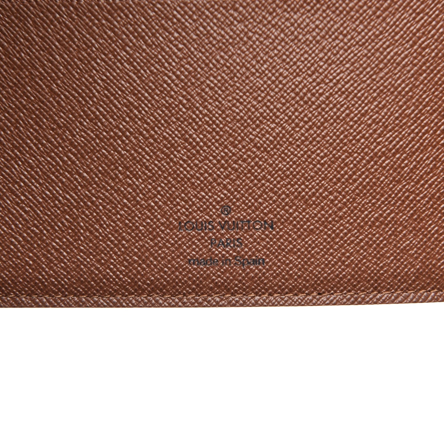 Monogram Desk Agenda Cover