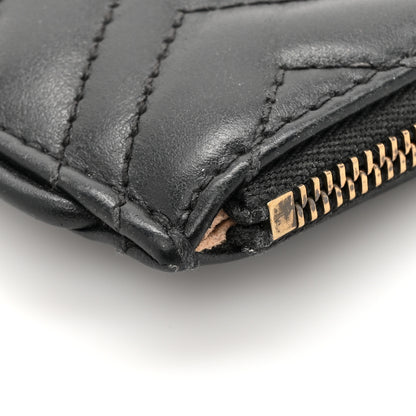 Gucci Calfskin Matelasse GG Marmont Key Case Black 10 of 11