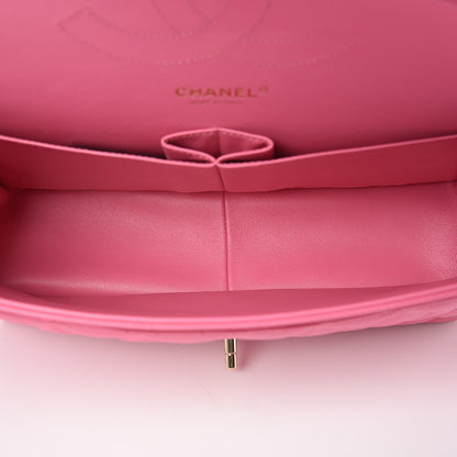 Chanel Caviar Quilted Jumbo Double Flap Pink 7 of 9
