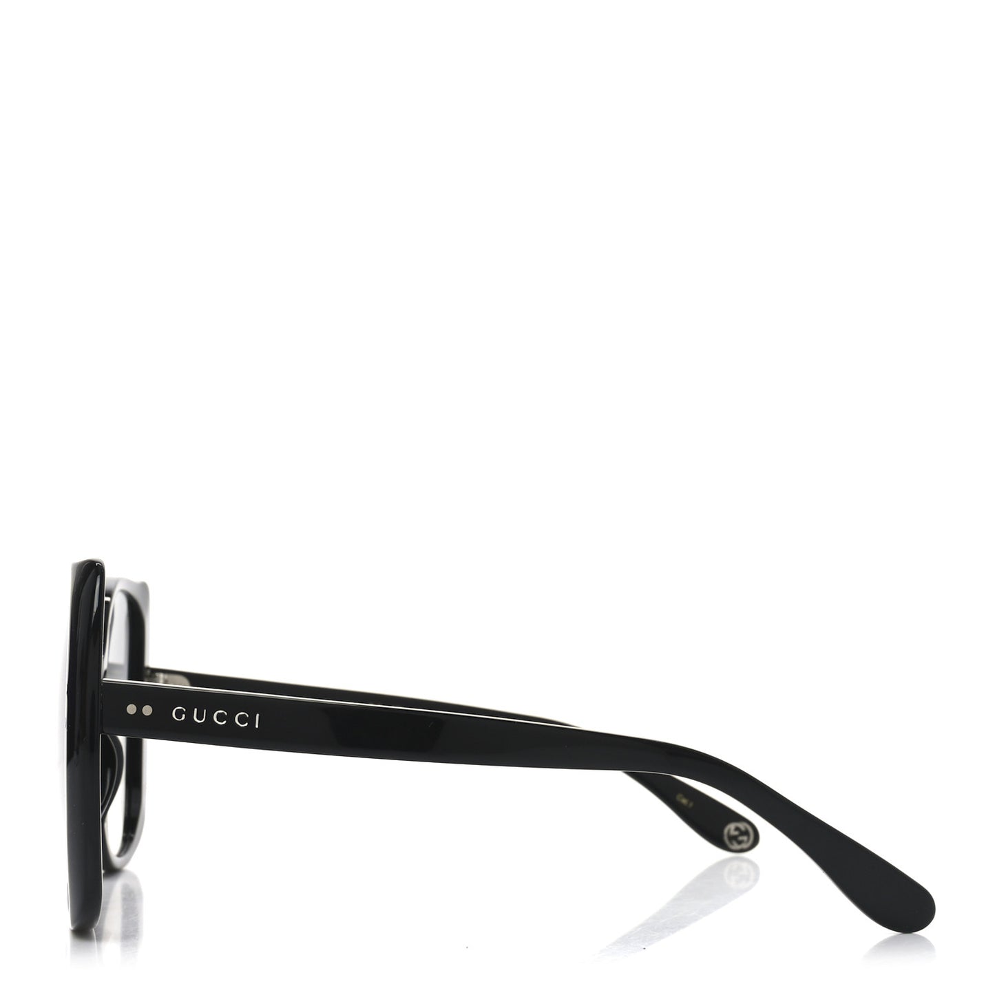 Acetate Square Frame Sunglasses GG0472S Black