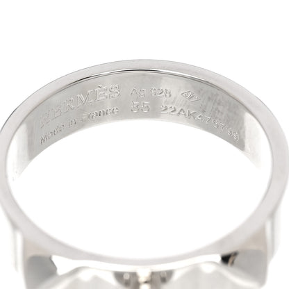 Hermes Sterling Silver PM Collier De Chien Ring 55 7.25 4 of 5