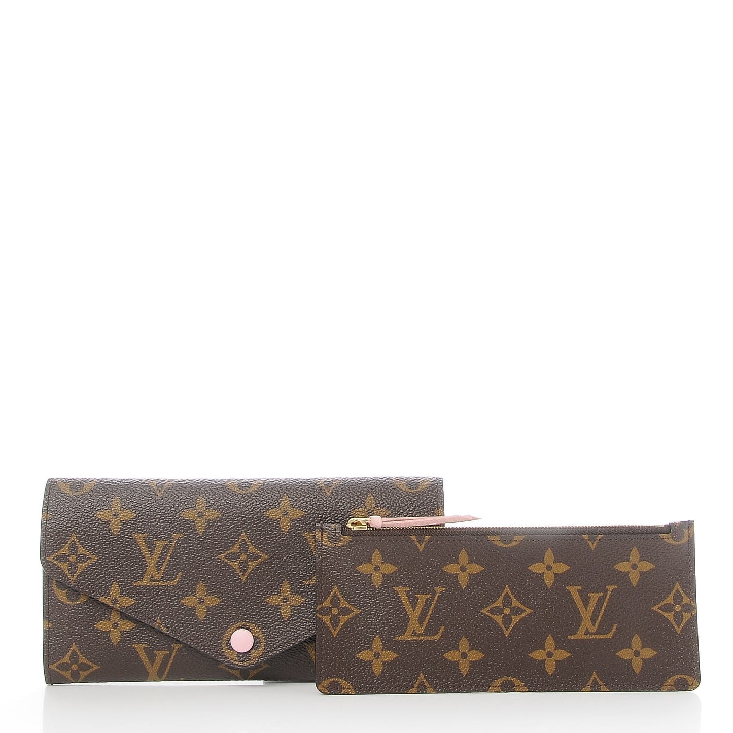 Monogram Josephine Wallet Rose Ballerine