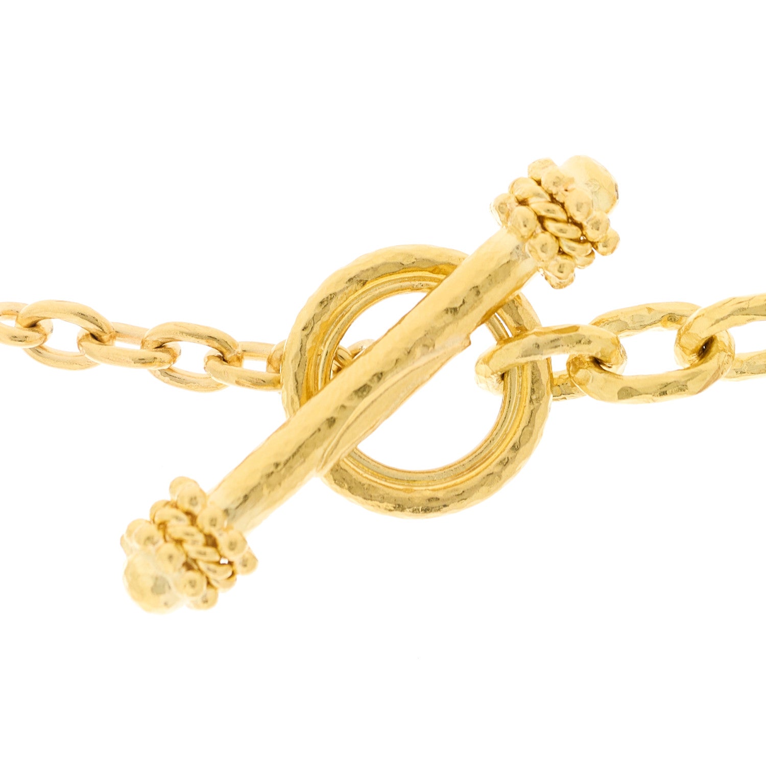 Elizabeth Locke 19K Yellow Gold Link Necklace 3 of 4