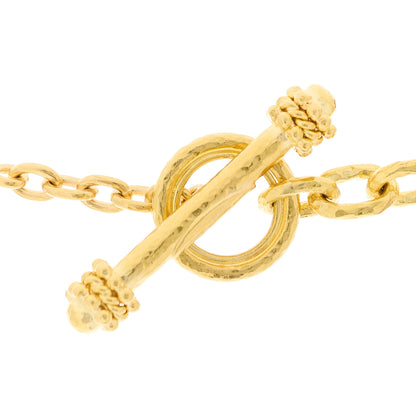 Elizabeth Locke 19K Yellow Gold Link Necklace 3 of 4