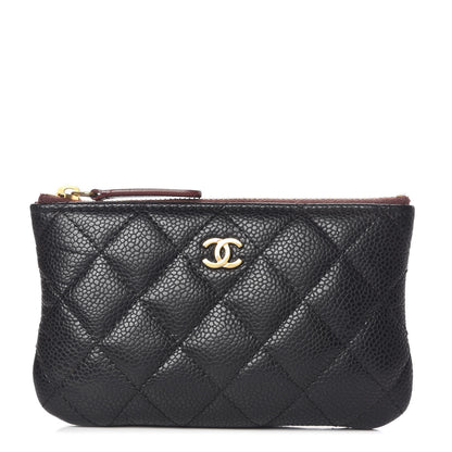 Chanel Caviar Quilted Small Cosmetic Case Black 1 of 8