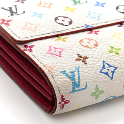 Louis Vuitton Monogram Multicolor Sarah Wallet White Grenade 8 of 13