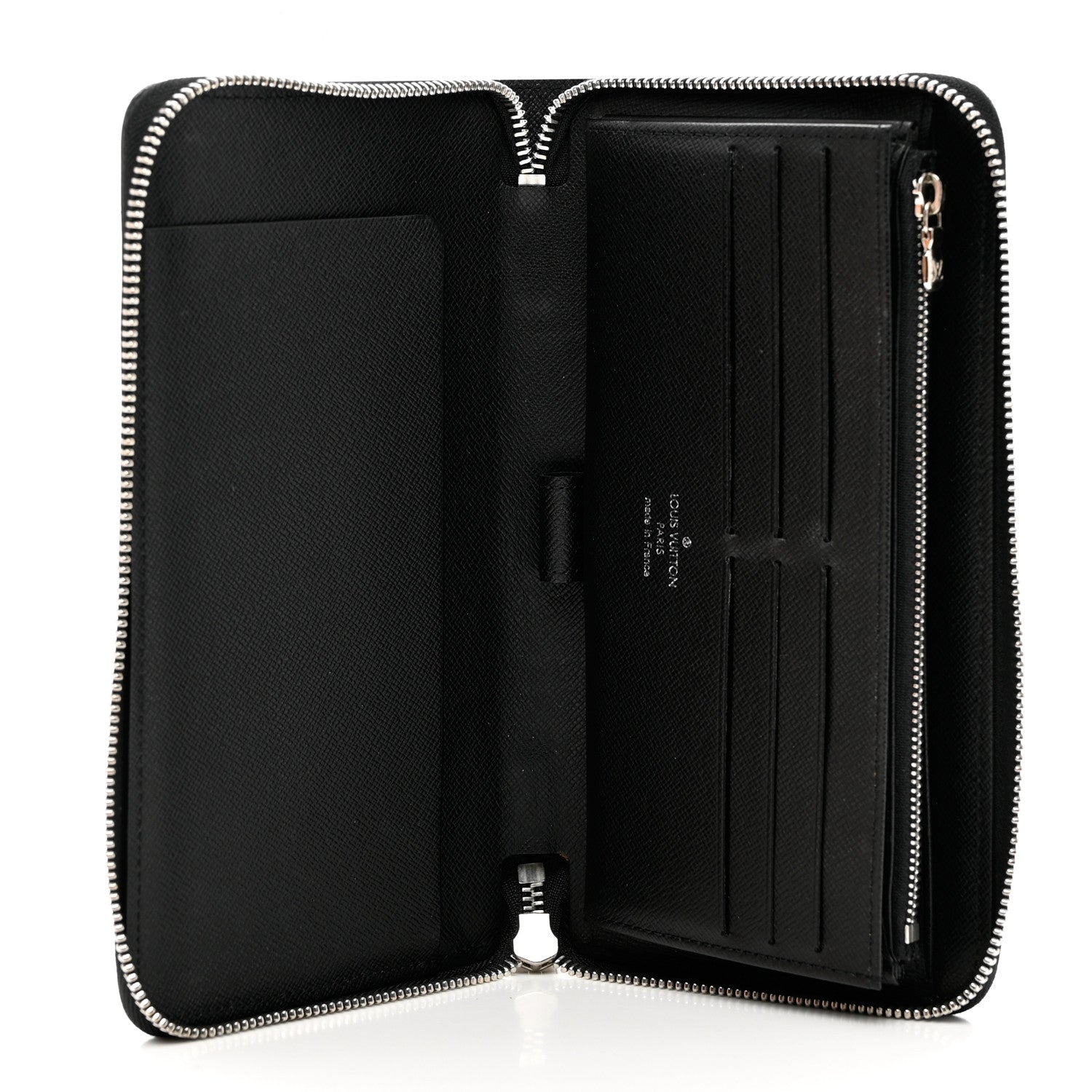 Louis Vuitton Epi Zippy Organizer Wallet Black 5 of 7