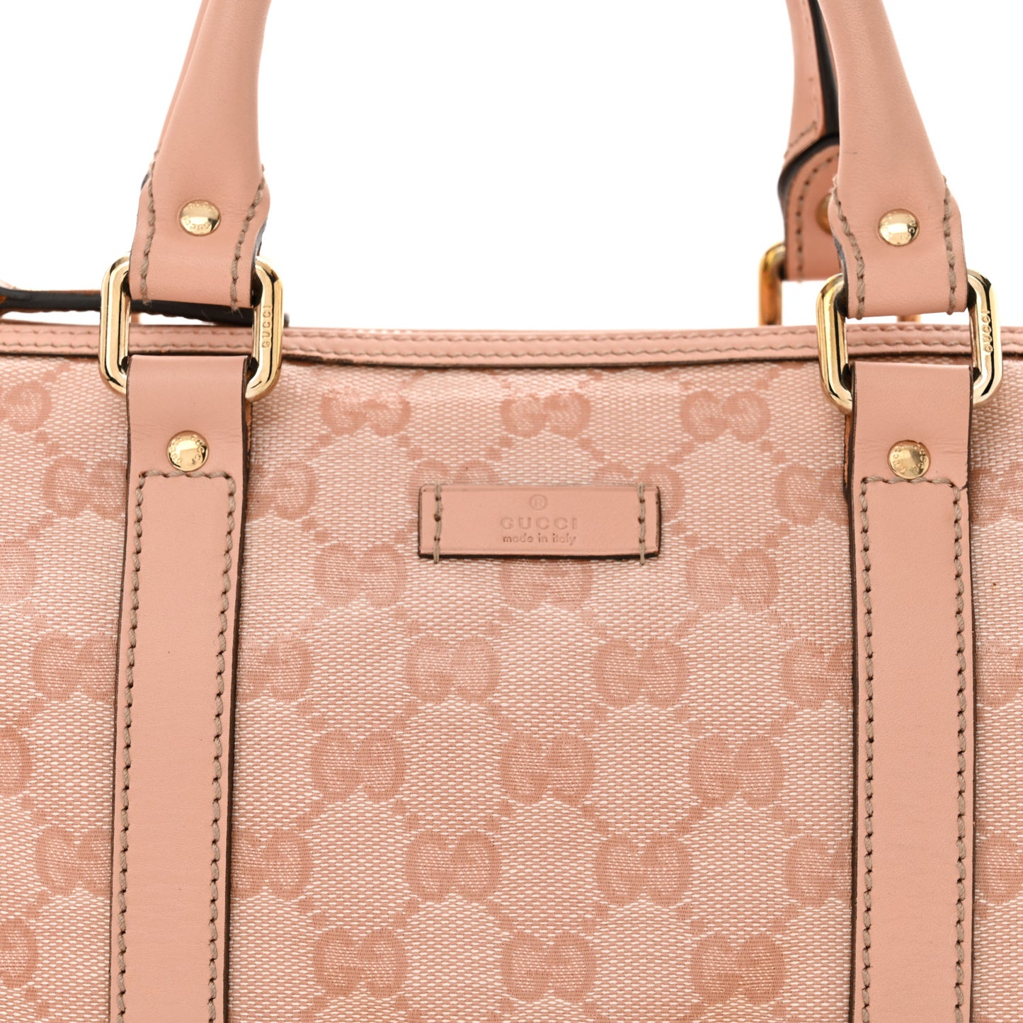 Crystal Monogram Small Joy Boston Blush