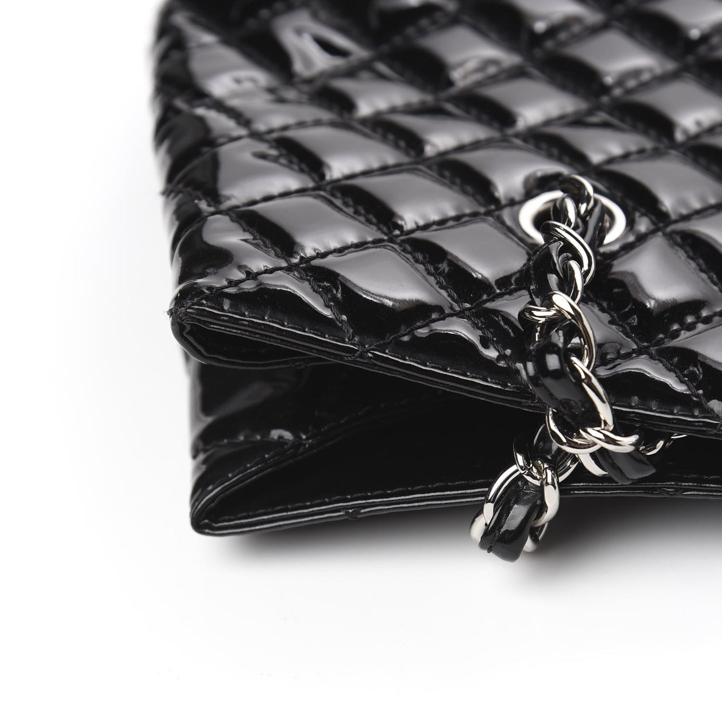 Vinyl Quilted In The Business North South Tote Black